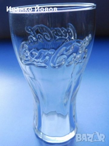 Чаша Кока Кола, стъклена, с релефно лого Coca Cola, за ценители, снимка 4 - Чаши - 32614765