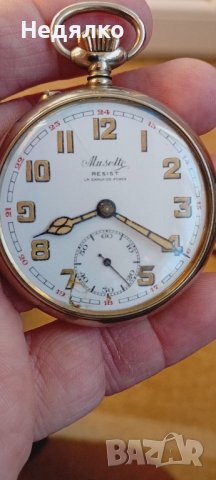 Уникален джобен Musette,WW1,военен часовник