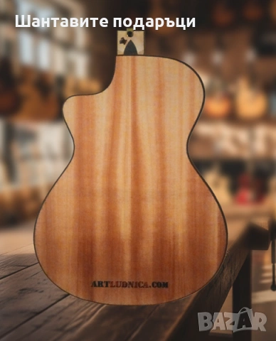 Персонализирани декоративни акустична и електрическа китари с ваша снимка или текст за поздрав, снимка 4 - Ръчно изработени сувенири - 53213257