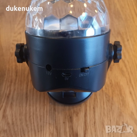 Комплект от 2 броя LED Диско лампа с листанционно управление, снимка 10 - Прожектори - 52694821