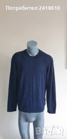 Armani Collezioni Cotton Knit Мens Size M / L НОВО! ОРИГИНАЛ! Мъжка Блуза Пуловер!