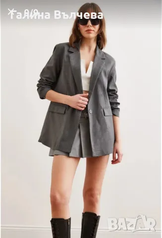 Дамско сако, Размер М, овърсайз., снимка 4 - Сака - 50415479