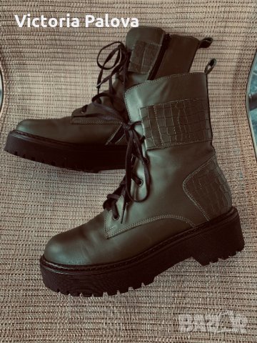 Модерни боти-ботуши,естествена кожа