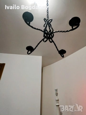 Стар свещник, полилей, снимка 2 - Декорация за дома - 52504077