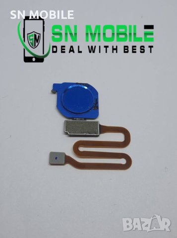 Лентов кабел пръстов отпечатък за Huawei P20 Lite син употребяван, снимка 1 - Резервни части за телефони - 43503724