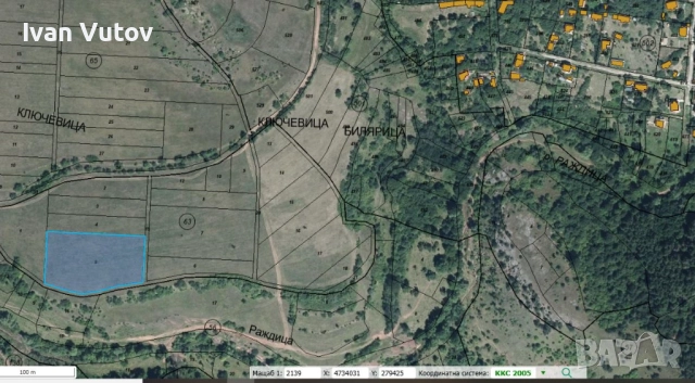 Предлагам обработваема земеделска земя в с. Садовик, област Перник, снимка 4 - Земеделска земя - 51465687