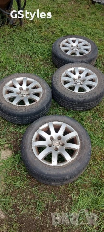 джанти с гуми 15, 5х112, 7j et 37 vw, audi , снимка 2 - Гуми и джанти - 50475584