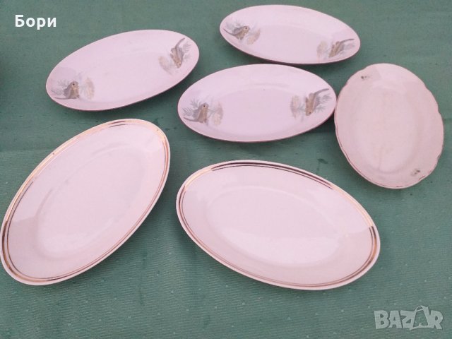 Български порцелан плата 6 броя