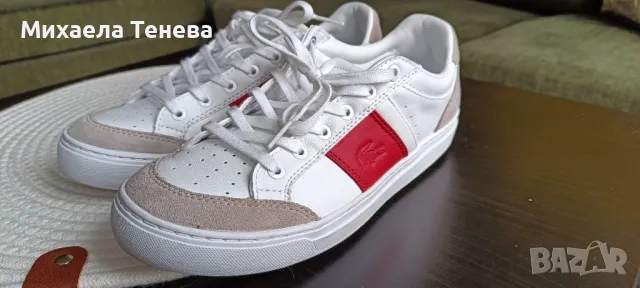 Дамски спортни обувки Lacoste 39, снимка 2 - Маратонки - 49785471