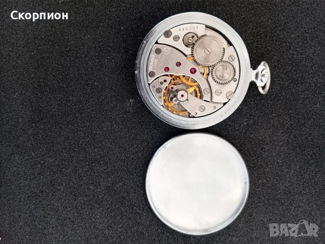 Джобен часовник - Молния - СССР - Рядък, снимка 9 - Джобни - 41627469