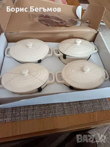 Френски керамични  купички за печене, снимка 2 - Други стоки за дома - 49627737