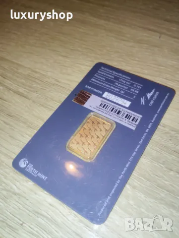 Златно кюлче 5 грама Perth Mint, снимка 10 - Други - 47609610