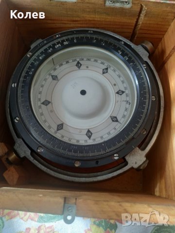 Магнитен корабен компас, снимка 4 - Антикварни и старинни предмети - 35105586