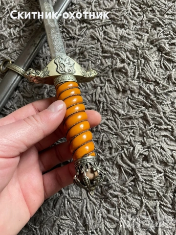 Царски български офицерски кортик, снимка 10 - Антикварни и старинни предмети - 53481499