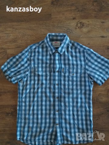 fjallraven ABISKO COOL SHIRT SS - страхотна мъжка риза М размер, снимка 10 - Ризи - 40002003