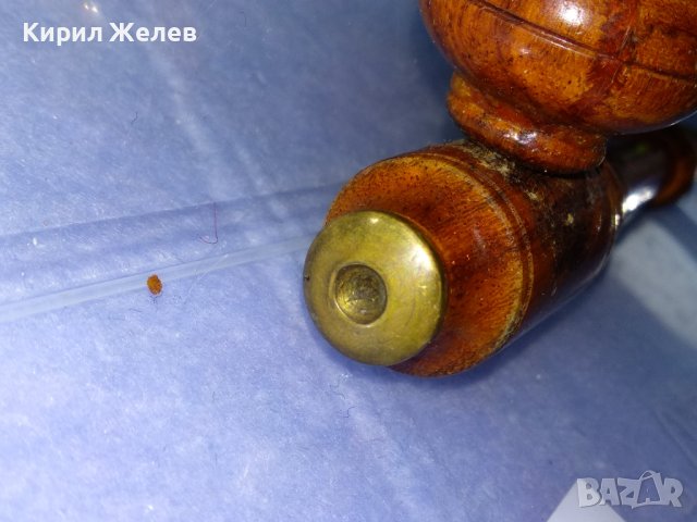 СТАРА РЯДКА КОЛЕКЦИОНЕРСКА ЛУЛА за ОПИУМ РЪЧНА МАЙСТОРСКА ИЗРАБОТКА ДЪРВО и БРОНЗ За КОЛЕКЦИЯ! 37701, снимка 14 - Колекции - 40690517