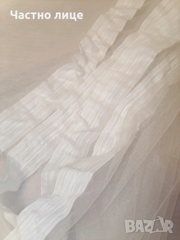 3,00 ш. /2,50 в. Ново перде, цвят екрю, снимка 6 - Пердета и завеси - 53134215