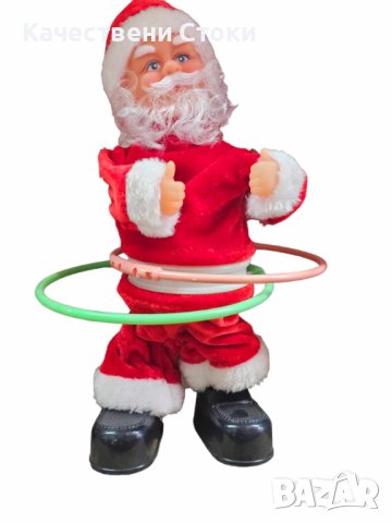 🎅 Музикален Дядо Коледа въртящ обръчи, снимка 10 - Музикални играчки - 42975437