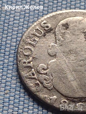 Сребърна монета 2 реала 1808г. Карлос четвърти Мадрид Испания 13629, снимка 3 - Нумизматика и бонистика - 42968431