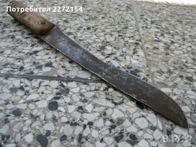 Стар овчарски нож с кания, снимка 2 - Антикварни и старинни предмети - 28460968