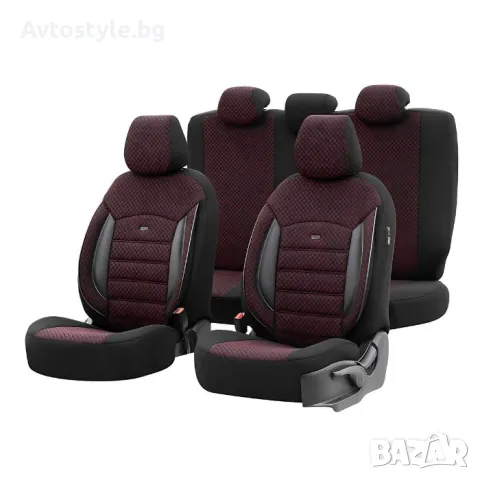 Тапицерия за седалки Otom Sport Plus (черно/бордо), снимка 1