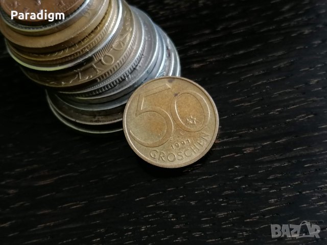 Монета - Австрия - 50 гроша | 1991г.