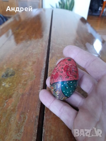 Старо дървено яйце,Матрьошка, снимка 2 - Други ценни предмети - 40369253