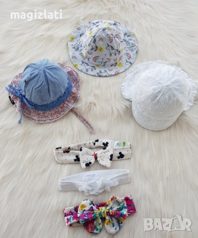 Летни шапки за бебе 1-2 години, снимка 15 - Други - 37159607