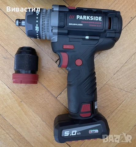 Трискоростен винтоверт Parkside Performance 80Nm 12V внос от Германия, снимка 7 - Винтоверти - 51330519