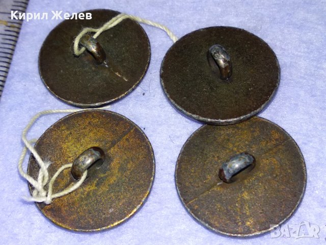 ЛОТ ЧЕТИРИ СТАРИ КРАСИВО СТИЛНО ОРНАМЕНТИРАНИ РЕТРО МЕТАЛНИ КОПЧЕТА 41049, снимка 8 - Колекции - 43552986
