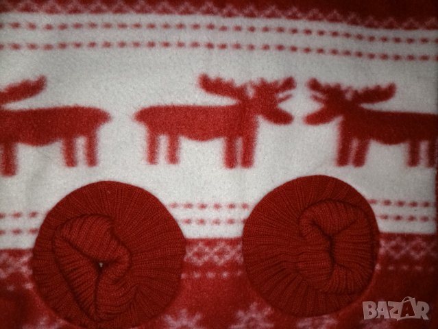 Поларена възглавничка за топли крака с еленчета, снимка 2 - Възглавници - 43028701