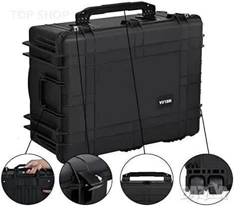 Нов Здрав Водонепроницаем Куфар с Дръжка за Пътуване Черен 31 инча за техника Електроника, снимка 5 - Други стоки за дома - 49956908