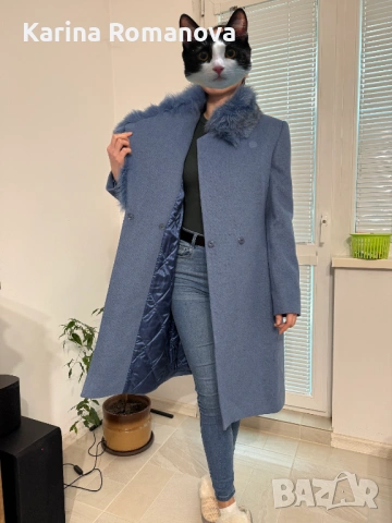 Дамско кашмирено палто | размер М | НОВО