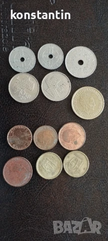 ЛОТ МОНЕТИ ДАНИЯ,НОРВЕГИЯ ,ШВЕЦИЯ