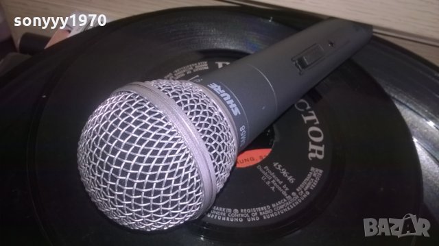 SHURE SM58-PROFESSIONAL MICROPHONE-ВНОС ШВЕИЦАРИЯ, снимка 7 - Микрофони - 27879493