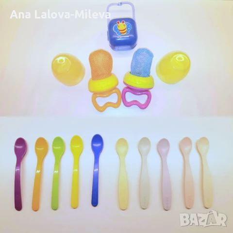 Комплекти за захранване, термос, изолатори за шишета, шишета, лигавници, бандани , снимка 9 - Прибори, съдове, шишета и биберони - 40340963