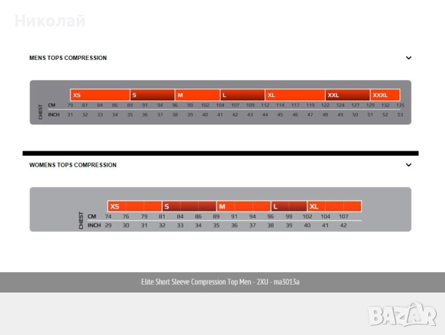 2XU Elite Short Sleeve Compression Тениска UPF 50+, снимка 9 - Тениски - 45179050