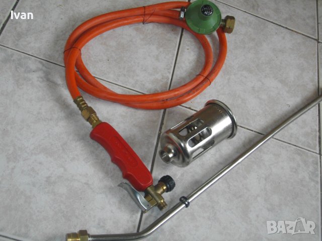 Газова Немска Горелка 300-330мм/ROTHENBERGER 90см-Горелка Покриви-Хидроизолации/Резак за Оксижен-47с, снимка 7 - Други инструменти - 40368548