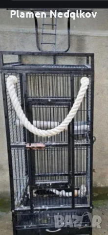 Клетка волиера за папагали., снимка 2 - За птици - 44877509