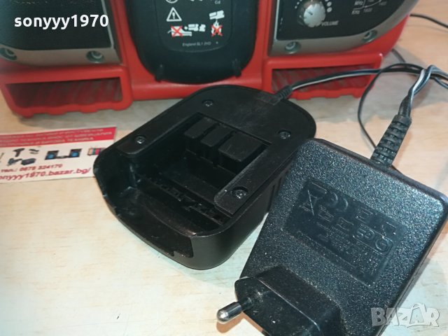 black & decker r123f2-radio & battery & charger 0605211230, снимка 8 - Радиокасетофони, транзистори - 32779804