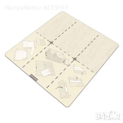 Дъска за сгъване на дрехи голяма Tescoma Fancy Home, снимка 1 - Други - 49266639