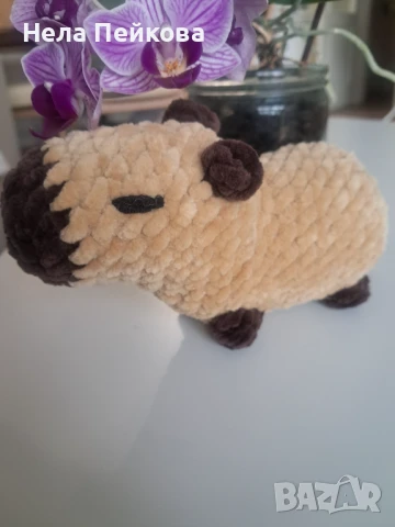 Капибара плюшена играчка, снимка 3 - Плюшени играчки - 51121375