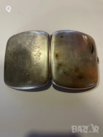 Сребърна табакера за ръчни цигари (23), снимка 4 - Табакери - 51121457