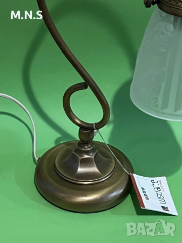 Ретро Нощна Лампа + стенна Лампа , снимка 3 - Настолни лампи - 52848404