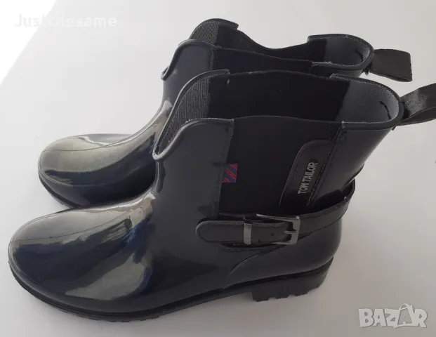 Елегантни Дамски Гумени Боти Ботуши Tom Tailor