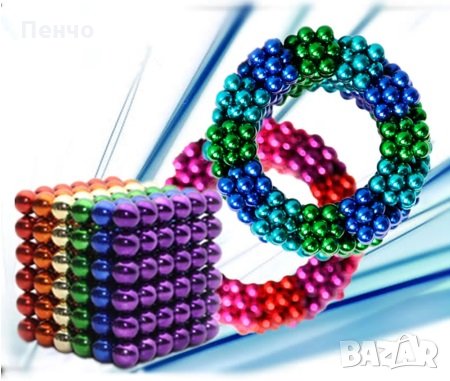 216 бр 5 мм магнитни топчета топки намагнитизиран неодимов силен магнит сфера креативен забавен куб , снимка 7 - Игри и пъзели - 27265637