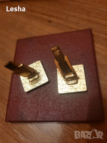 Позлатени ръкавели , снимка 2 - Антикварни и старинни предмети - 43555070