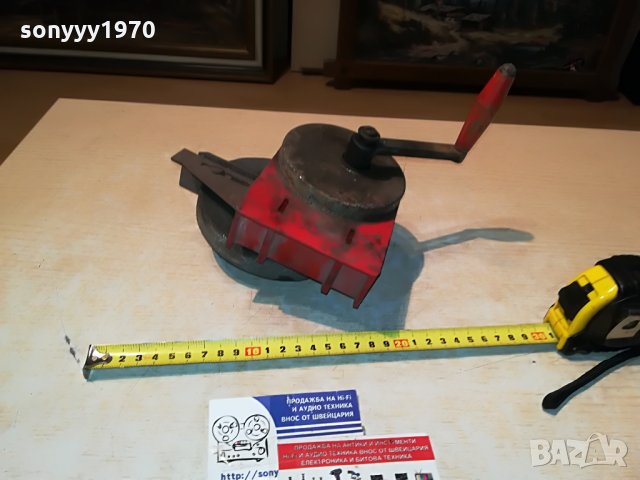 АНТИК-ръчен шмиргел 0107212014, снимка 2 - Антикварни и старинни предмети - 33393615