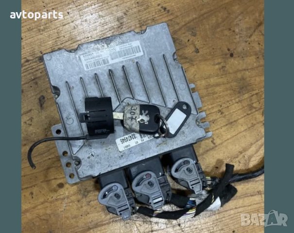 Peugeot 307 2.0hdi 110кс Компютър сензор волан и ключ