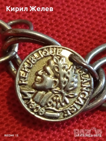 Красиво колие украсено с метални реплики на монети стил и елегантност 51897 , снимка 4 - Колиета, медальони, синджири - 53462749